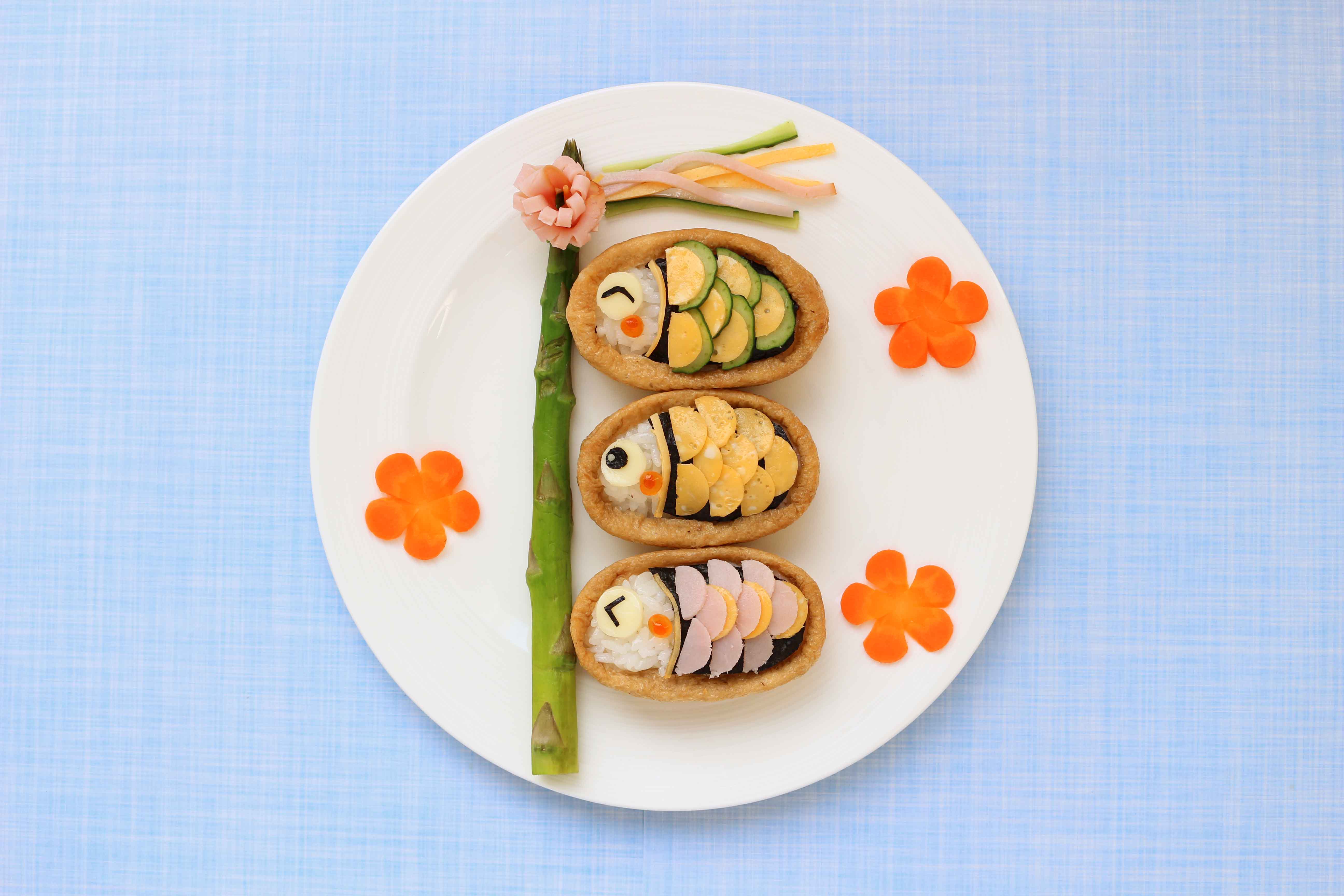 「鯉のぼりいなり寿司」料理写真
