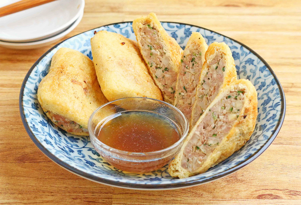 「ボリューム満点!油揚げ餃子」料理写真