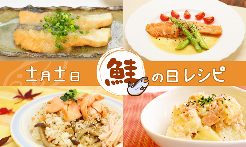 11月11日は鮭の日！鮭を使ったおすすめレシピバナー